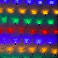 360 LED Net Lights Connectable available in 3 Colors - Warm White