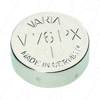 Varta V76PX-BP1-10X SilverOxide(Zn/Ag2O) Button Cell 10PK 1.55V 65mAh Rp 10L14  