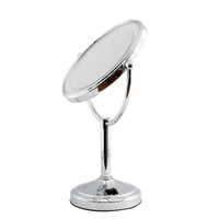 5X & 1X LED Tabletop Magnifying Mirror - Chrome