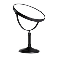 5X & 1X Tabletop Magnifying Mirror - Matte Black