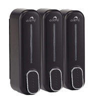 Manual Soap Dispenser 300ml (Pack of 3) - Black