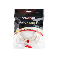 VCOM UTP CAT5E Ethernet Patch Cable Cord 5m Grey RJ45 Connectors