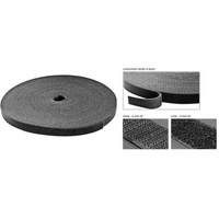 Stylus VCT19-25MT 19mm Hook and Loop Pro Cable Tie 25m Roll Black