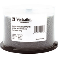 50PK DVD+R PRINTABLE SPINDLE