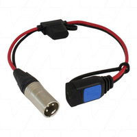 Victron Energy VECIP65-XLR Lead to XLR 3-Pin Connector With 30A Auto Blade Fuse