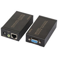 VGA Over 100M RJ45 UTP Cat5e-6 Cable Solid Image Video & Audio Signal Extender