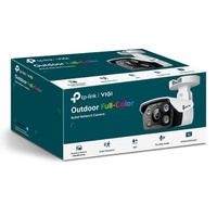 TP-Link VIGI 4MP C340(2.8mm) Outdoor Full-Colour Bullet Network Camera, 2.8mm Lens, Smart Detection, 3YW