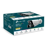 TP-Link VIGI 4MP C340S(4mm)  Outdoor ColourPro Night Vision Bullet Network Camera, 4mm Lens, Smart Detection