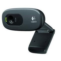 Logitech C270 3MP HD Webcam 720p/30fps Widescreen Video Calling NoiseReduced Mic