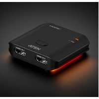 Aten Essential 2-Port 8K HDMI Switch, HDMI switch for modern gaming, 8K @ 60Hz / 4K @ 120Hz, LPCM 7.1, Dolby® & DTS-HD Master Audio™