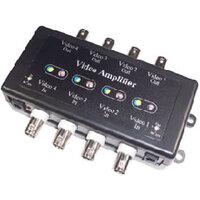 4 Video Signal Input to 4 Video Output Amplifier