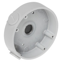 Round Junction Box for Dome & Bullet Cameras Corner & Pole Mounts 108 x 28.5mm