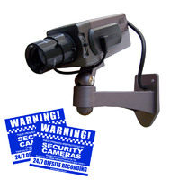 Watchguard Professional Indoor Replica CCTV Camera with Red Flashing LED