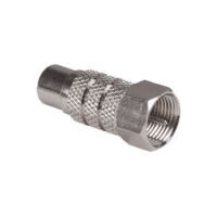F-Type Plug to RCA Jack Connector
