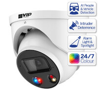 VIP Vision Professional AI Series 5.0MP Fixed Deterrence Turret