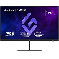 ViewSonic 24' FHD IPS 240Hz, 1ms MPRT, FreeSync & G‑Sync Compatible, HDR10, HDMI/DP Gaming Monitor,3YARW