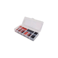 W0887 Heat Shrink Tubing Handy Plastic Case 210pc Red-Black