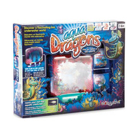 Aqua Dragons-Deep Sea Habitat with LED Lights double sided illustrated fish tank
