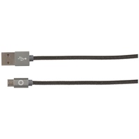 USB 2.0 Type A to USB Micro Type B Armoured USB Cable 1.0m