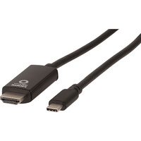 USB Type-C to HDMI Cable 1m connect smartphone tablet or laptop to TV or monitor