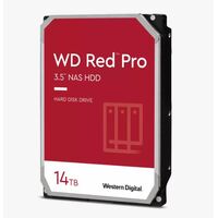 Western Digital WD Red Pro 14TB 3.5' NAS HDD SATA3 7200RPM 512MB Cache 24x7 180TBW ~8-bays NASware 3.0 CMR Tech 5yrs wty ~WD142KFGX