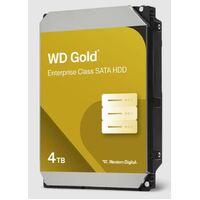 Western Digital Gold 4TB 3.5' Enterprise Class SATA 6 Gb/s HDD 7200 RPM Cache Size 256MB 5-Year Limited Warranty