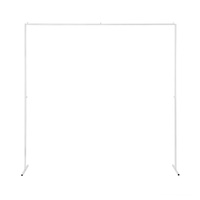 2M Backdrop Stand Wedding Background Decoration Party Flower Balloon Display White