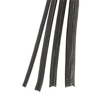 Self-closing Braided Black colour Wire Wrap 13mm x 2m 