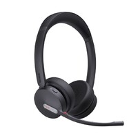 Yealink WH64 Hybrid Dual Teams DECT Wireless Headset, DECT & Bluetooth Wireless Technology, 3-Mic Noise Cancellation, DECT Dongle USB-A WDD60