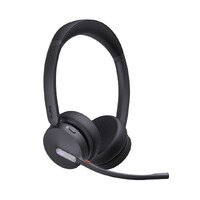 Yealink WH64 Hybrid Dual UC DECT Wireless Headset, DECT & Bluetooth Hybrid Wireless Technology, 3-Mic Noise Cancellation, UC Certified, Dongle WDD60