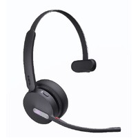 Yealink WH64 Hybrid MonoTeams DECT Wireless Headset, DECT & Bluetooth Hybrid Wireless Technology, 3-Mic Noise Cancellation, Teams, Dongle WDD60
