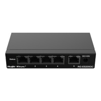 Ruijie Reyee RG-ES205GC 5-Port Gigabit Seamless Smart Switch Desktop Steel Case