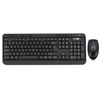 Adesso Antimicrobial 2.4 GHz Wireless Desktop Keyboard Mouse Combo 14 hotkeys