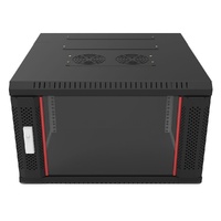REDBACK RACKS WM-6406 19 inch Wall Mounted Data Rack 6RU Single Section