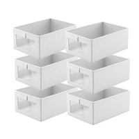 Artiss 6 Pack Linen Closet Organizers and Storage Foldable Clothing Bins