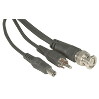 5m CCD Camera Extension Cable leads BNC RCA and DC power