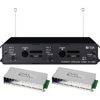 TOA Dual Channel Wireless Mic Receiver Kit (F01: 636-666Mhz)