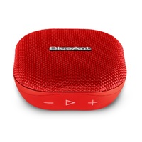 BlueAnt X0 Potable 6W Bluetooth Mini Speaker Red 13Hours Battery Waterproof