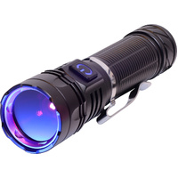 X0216 10W USB Type C Rechargeable IP54 Rated Ultra Violet Aluminium Torch