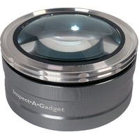 Inspect-A-Gadget X0432B 5x-7x Adjustable LED Illuminated Handheld Loupe Magnifier