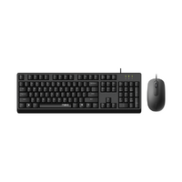 RAPOO X130pro 1000 DPI Wired Keyboard & Optical Mouse Combo Black