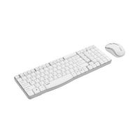 RAPOO X1800S 2.4Ghz 1000 DPI Nano Receiver Wireless Keyboard Optical Mouse White
