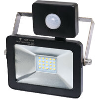 Genlamp 10W 240V AC IP65 Natural White LED Floodlight With Motion Sensor