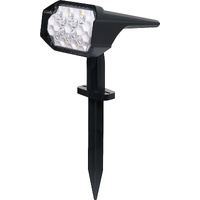 GENLAMP 6W Outdoor Wall-Garden Solar Spotlight Automatic Dusk Activation X2385