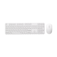 RAPOO X260S 2.4 Ghz 1000 DPI 10m Range Wireless Optical Keyboard & Mouse White
