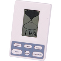 Magnetic Digital Kitchen Timer Stopwatch with Green Backlit LCD