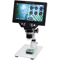 HD Digital Microscope with 7 Inch HD LCD Display Screen and 12MP Camera X4306A 