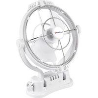 Powerhouse X6100 Caravan Fan 360 Degree 12V-24V DC White