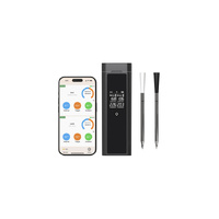 X7019 Wireless Bluetooth BBQ Dual Probe Meat Thermometer IPX2 Water Resistance