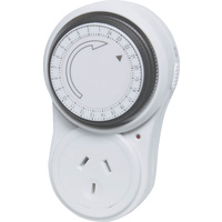 Mechanical Mains Timer 24 Hour Very easy to use simply rotate the dial to set the time 